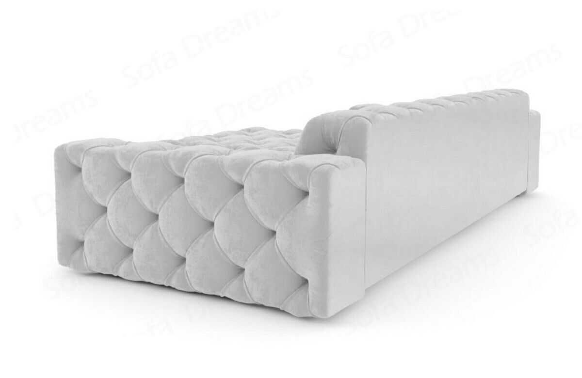 CHESTERFIELD sofa narożnik kanapa narożna 24h szara jasna glamour