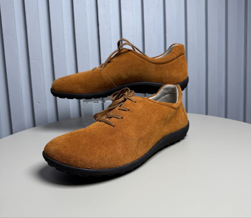 Helvesko skórzane buty zdrowotne r.41 wkł.27 cm pomarańczowe barefoot