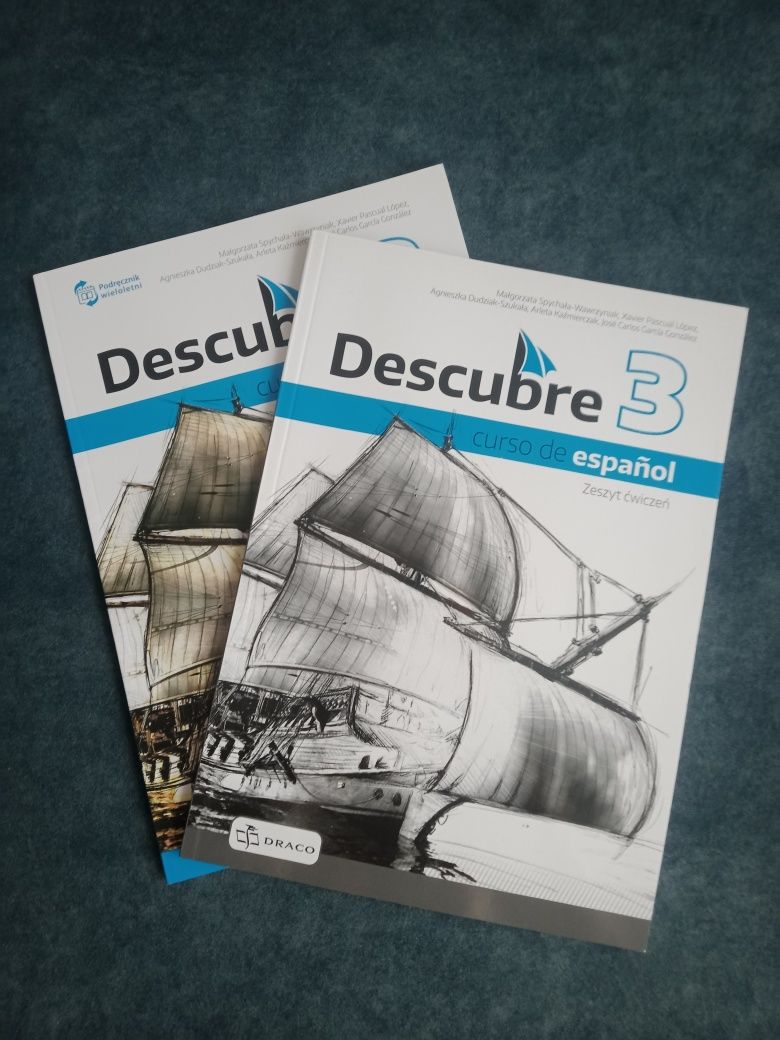 Podręcznik i zeszyt ćwiczeń z języka hiszpańskiego Descumbre klasa 3