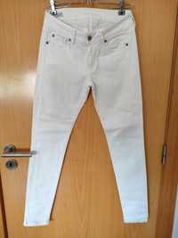 Calças brancas Pepe Jeans, slim leg