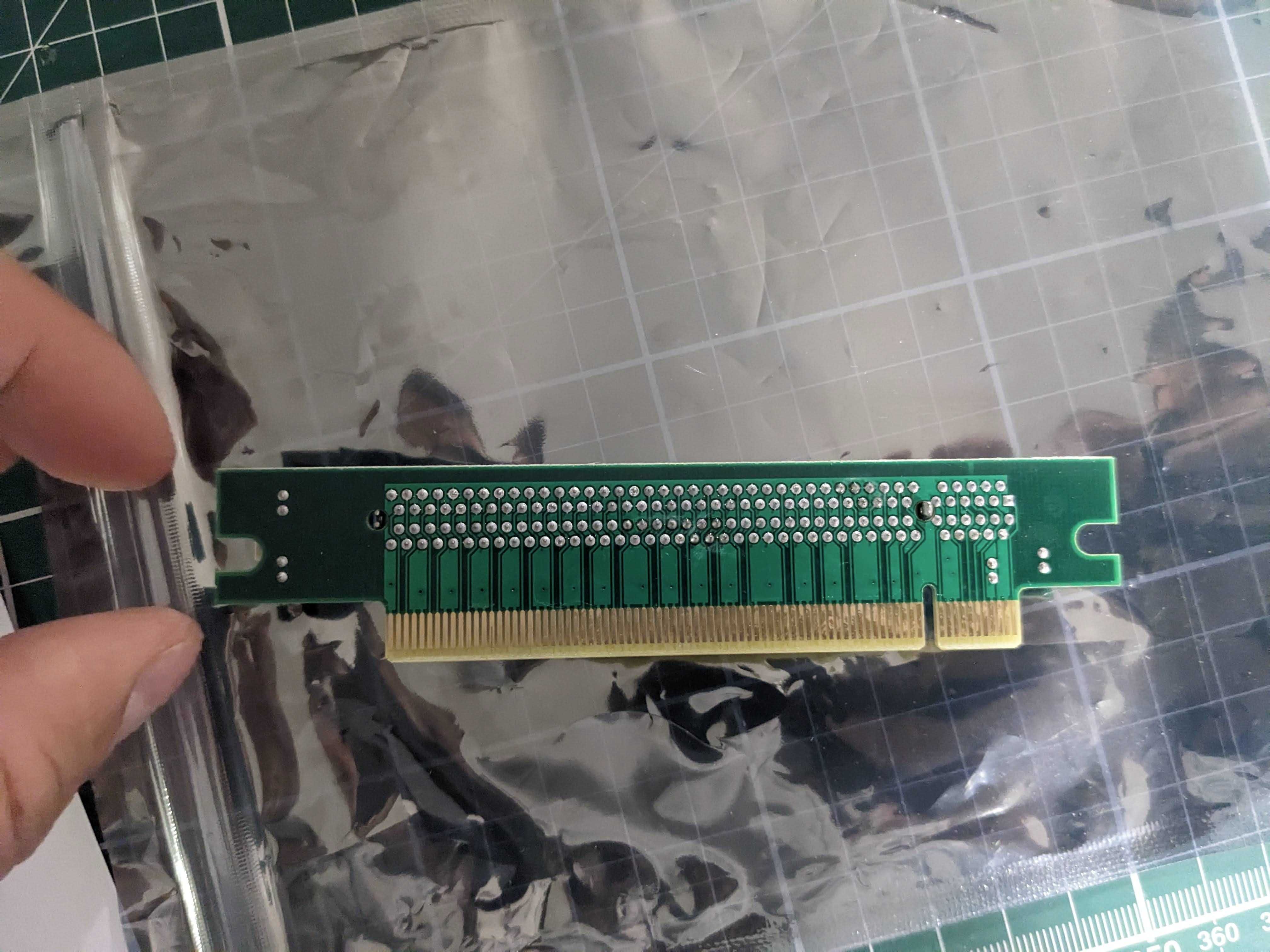 2x adaptadores pci raiser para servidores 1U e 2U