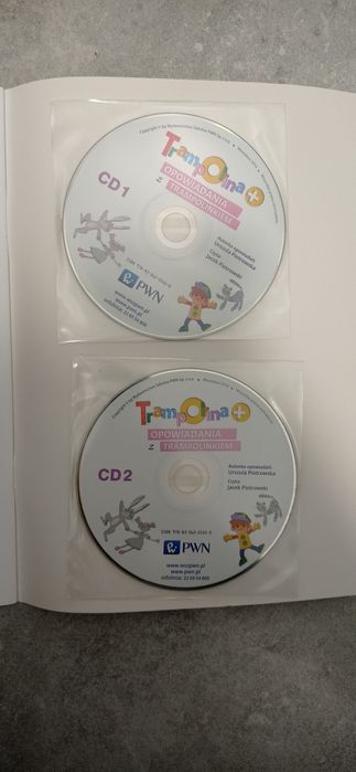 Książka Trampolina + opowiadania z trampolinkiem 2 CD nowe PWN