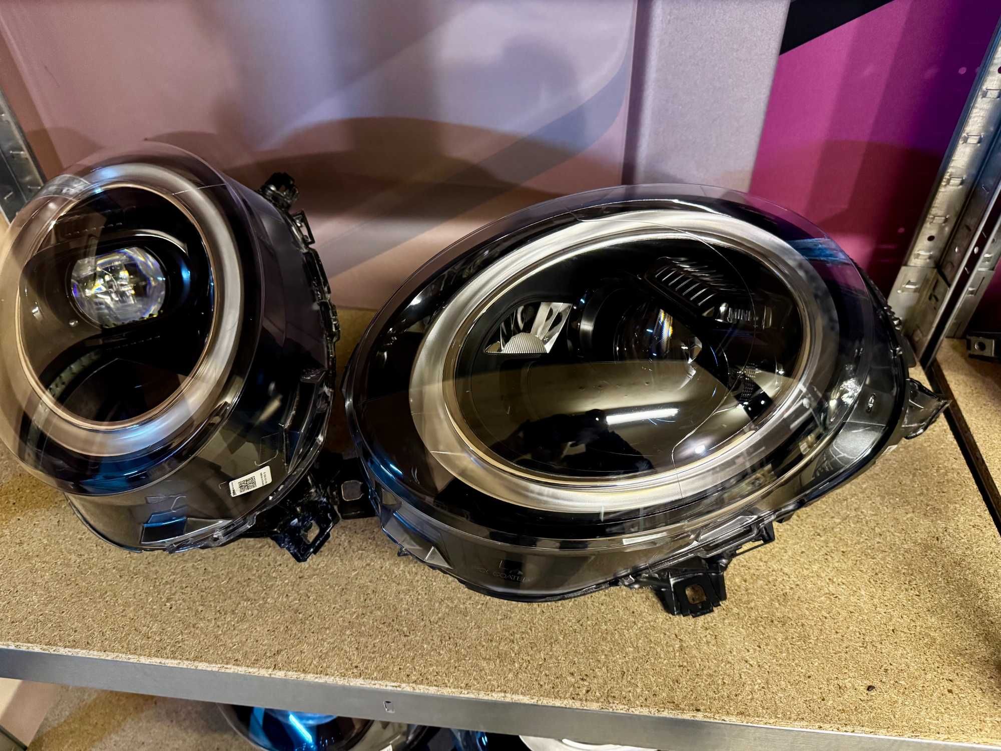 Фара Mini Cooper f55 f56 f57 f54 FullLed Рестайлінг Чорні Адаптив