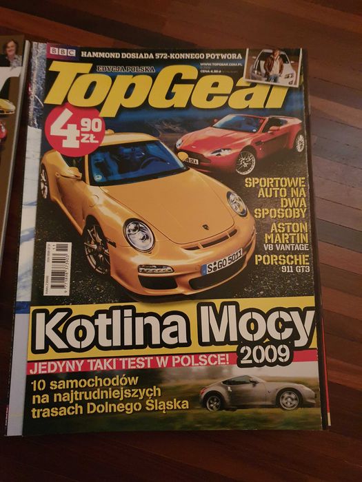 Archiwalny numer magazynu Top Gear.