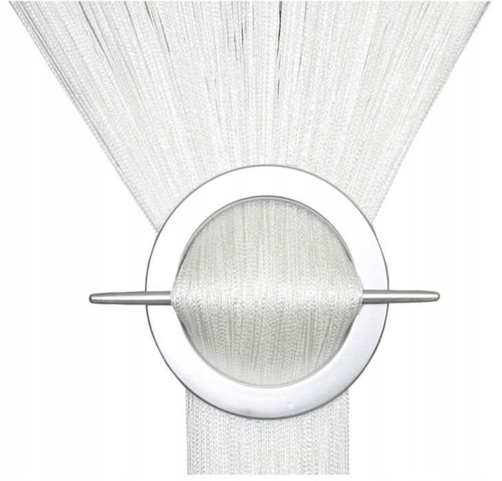 Firany „makarony”-biało-beżowe (balkon+okno)