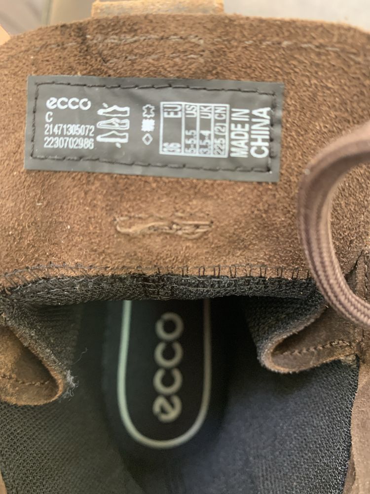 Ecco grainer w waterproof ботинки весна р36,,