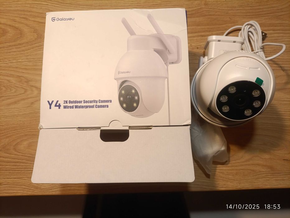 Kamera do monitoringu zewnętrznego GALAYOU Y4, 2K, Wi-Fi, IP
