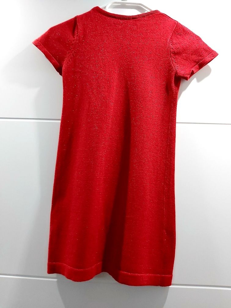Piękna sukieneczka tunika z H&M 104 cm. z BROKATOWĄ Nitką. Jak NOWA