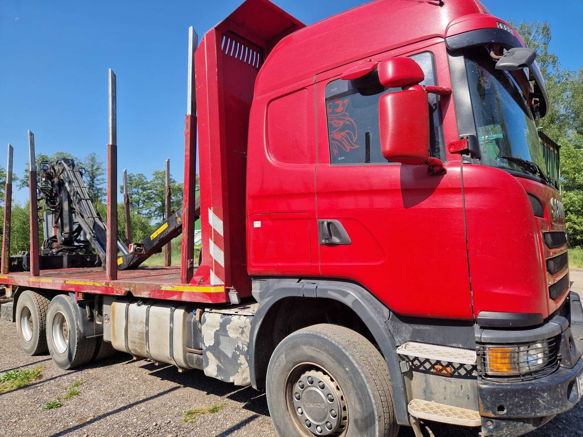 Scania G 490 do drewna