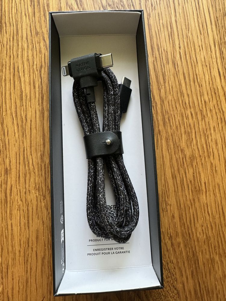 Кабель Native Union Belt Cable Universal 1,5 м. USB-C/Lightning