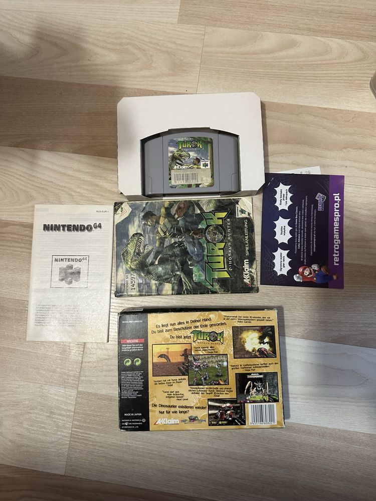 Nintendo 64 Turok komplet z pudełkiem !