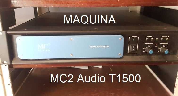 MC2-AUDIO  T1500 Amplificador Profissional  3500w . aceito trocas