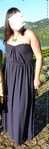 Vestido cerimónia ASOS - cor azul escuro 46