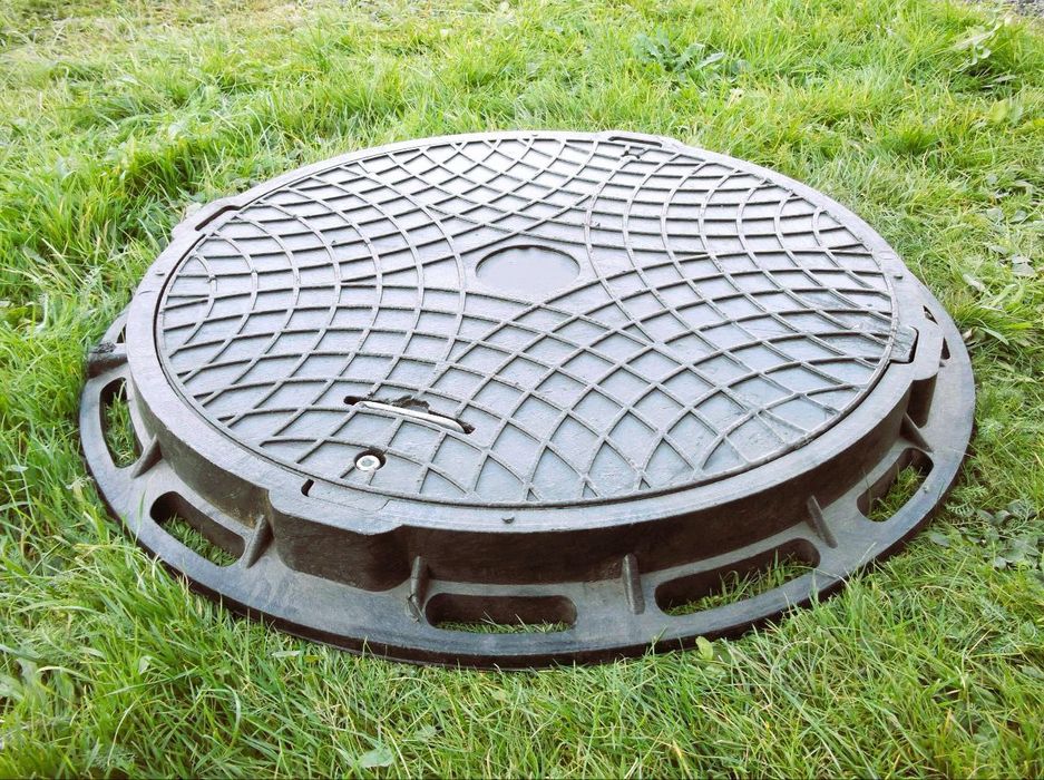 Włazy ogrodowy, kanalizacijna, pokrywa studnia,  do szambo, polimerowy