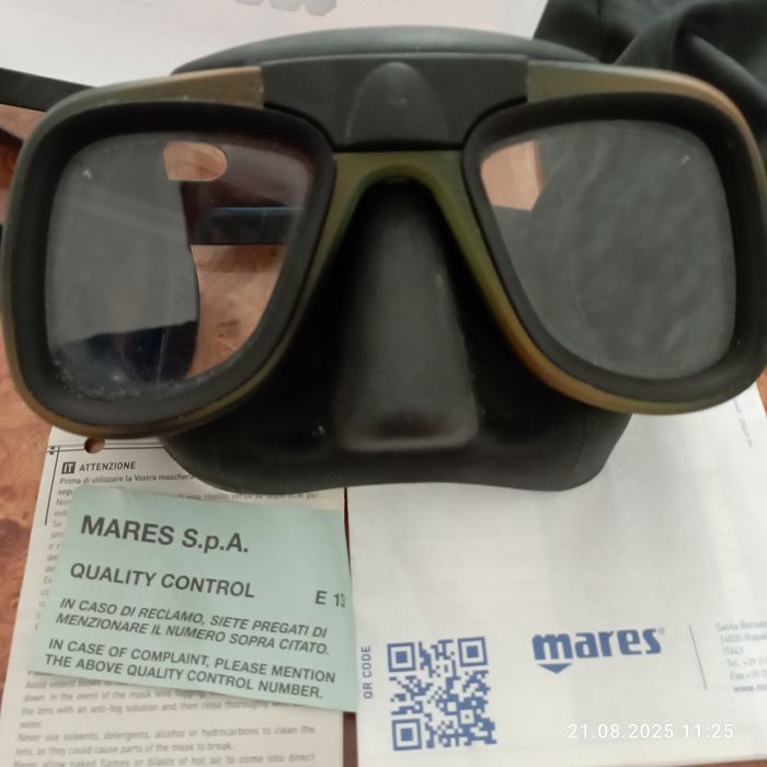 Маска для підводного полювання .ОЛХ доставка.,,Mares Pure Instinct"(ка