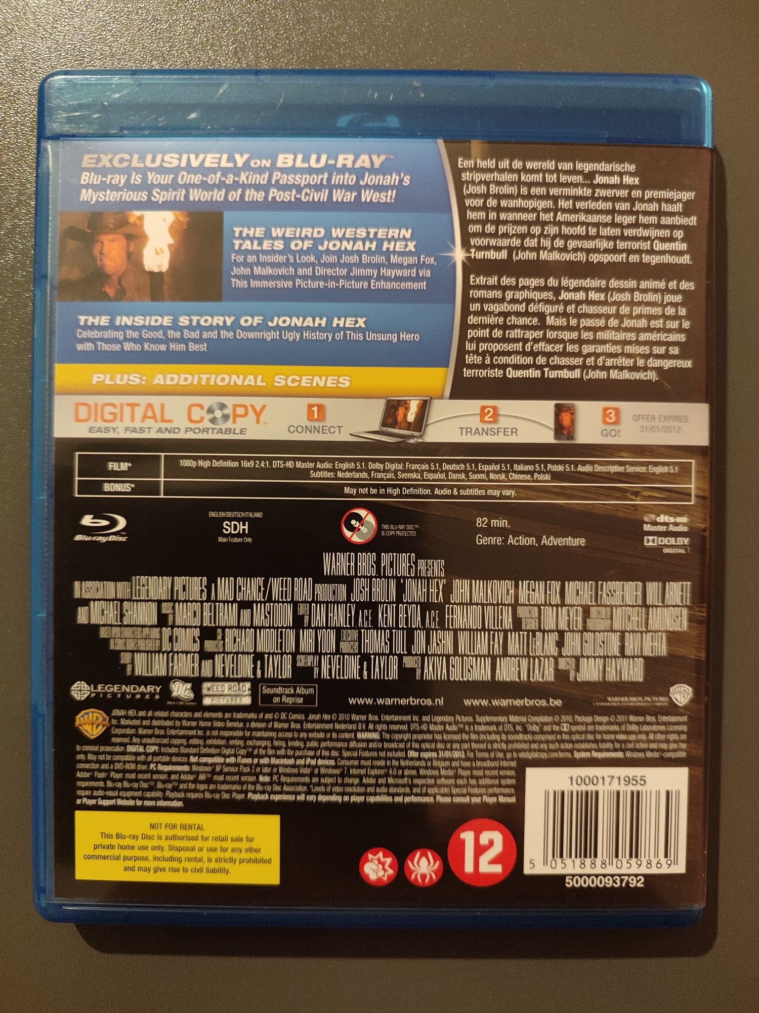 Jonah Hex płyta Blu-ray Lektor PL