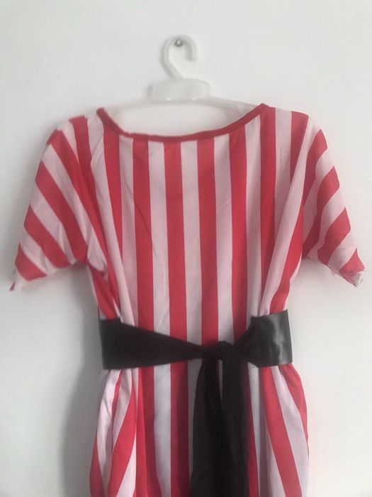 Fatos de carnaval disfarce de Pirata com acessórios 7-10 anos