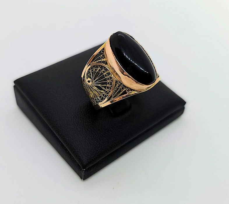 Złoty pierścionek próby 583 - 6,59g (Rozmiar 20)