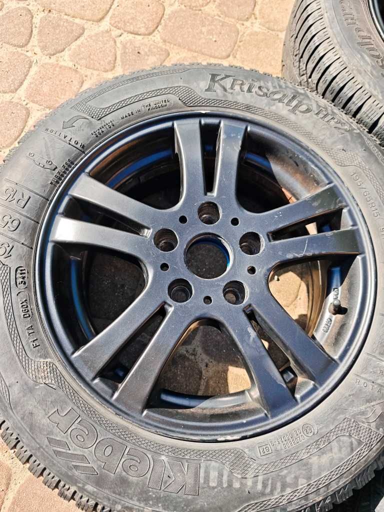 koła felgi aluminiowe czarne 6.5 JX R 15 H2 ET45 audi
