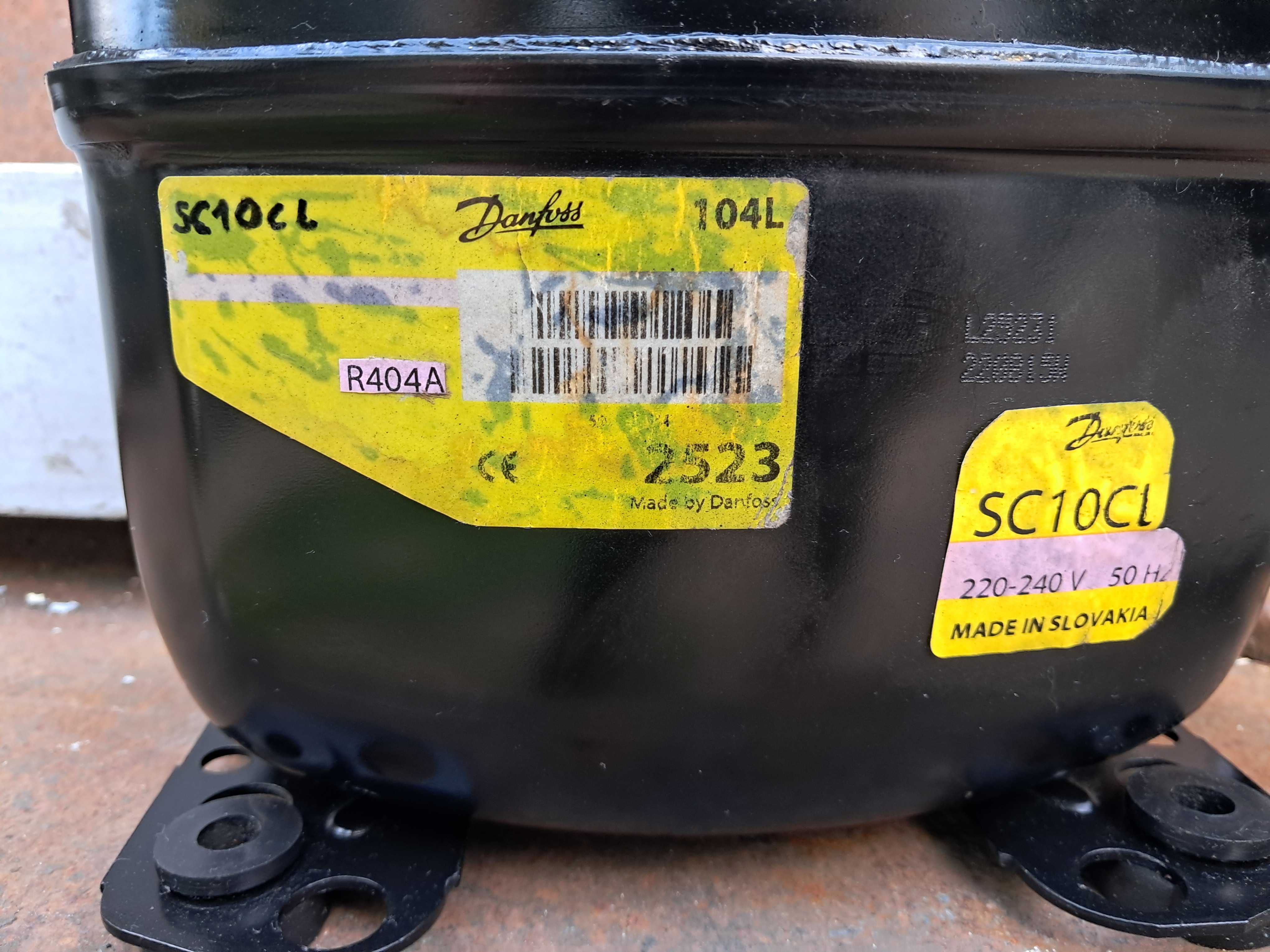 Sprężarka chłodnicza ,agregat  DANFOSS SC10CL czynnik R404A .Wysyłka