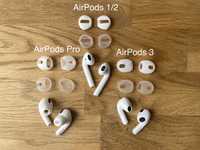 Насадки для навушників AirPods 2/3/Pro і EarPods накладки вкладыши