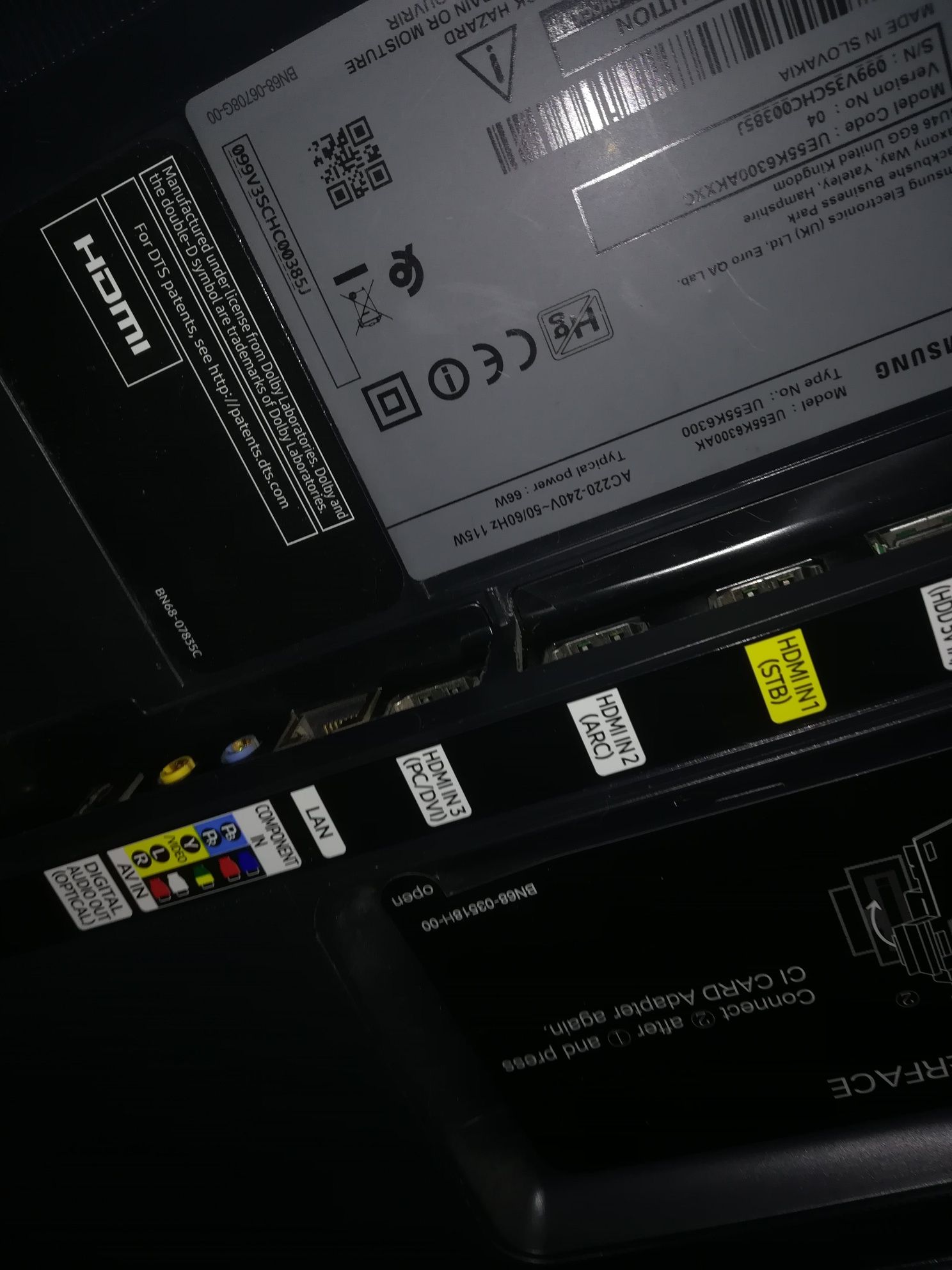 TV Samsung 55p curva