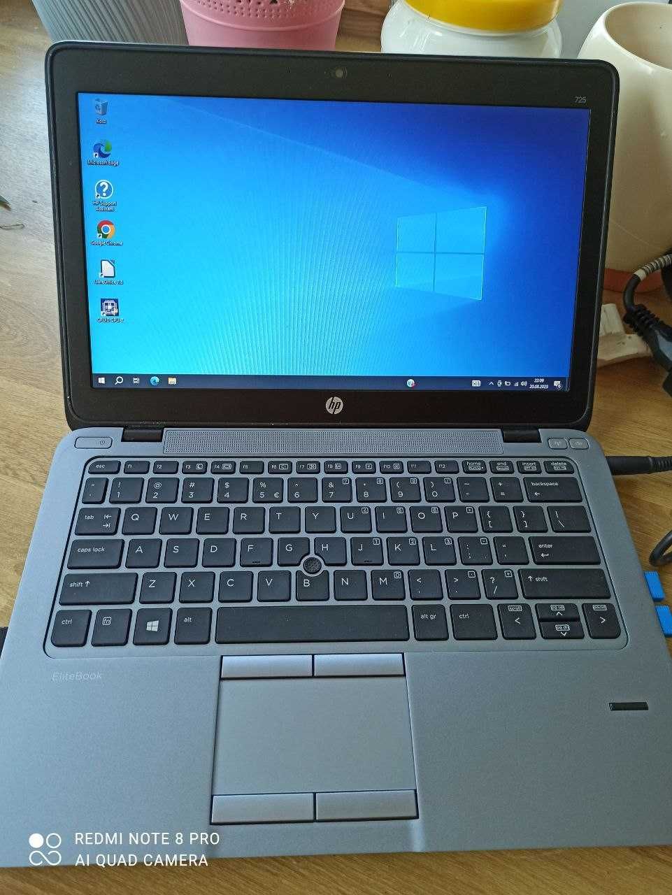 Laptop HP EliteBook 725 G2 8GB RAM 120 GB SSD WIN10