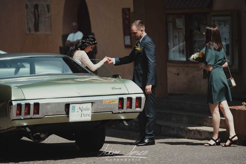 KLASYK Auto do Ślubu Samochód Wesele CHEVROLET IMPALA 1970 5.7 V8 6-os