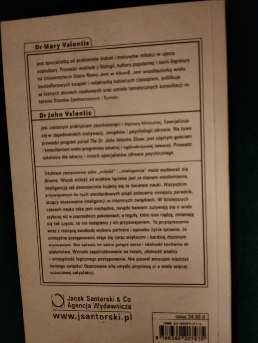 Inteligencja miłosna - Mary Valentis, John Valentis