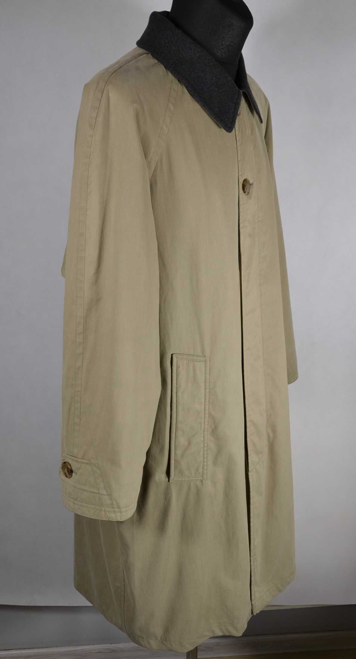 HUGO BOSS Midget Trench Płaszcz Męski 46 Oryginalny Super Stan Bawełna