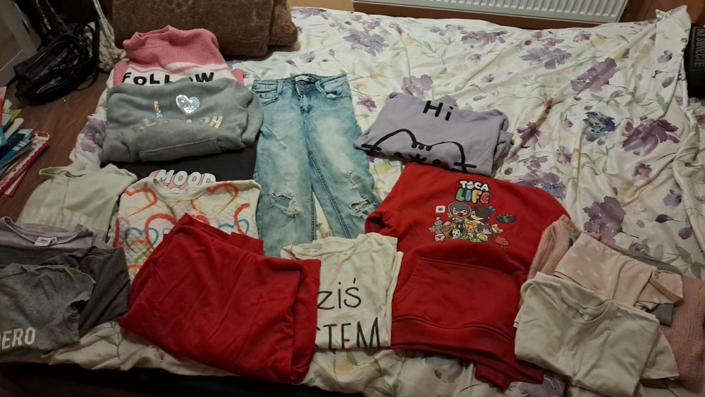 Duza paka dziewczynka 146/152