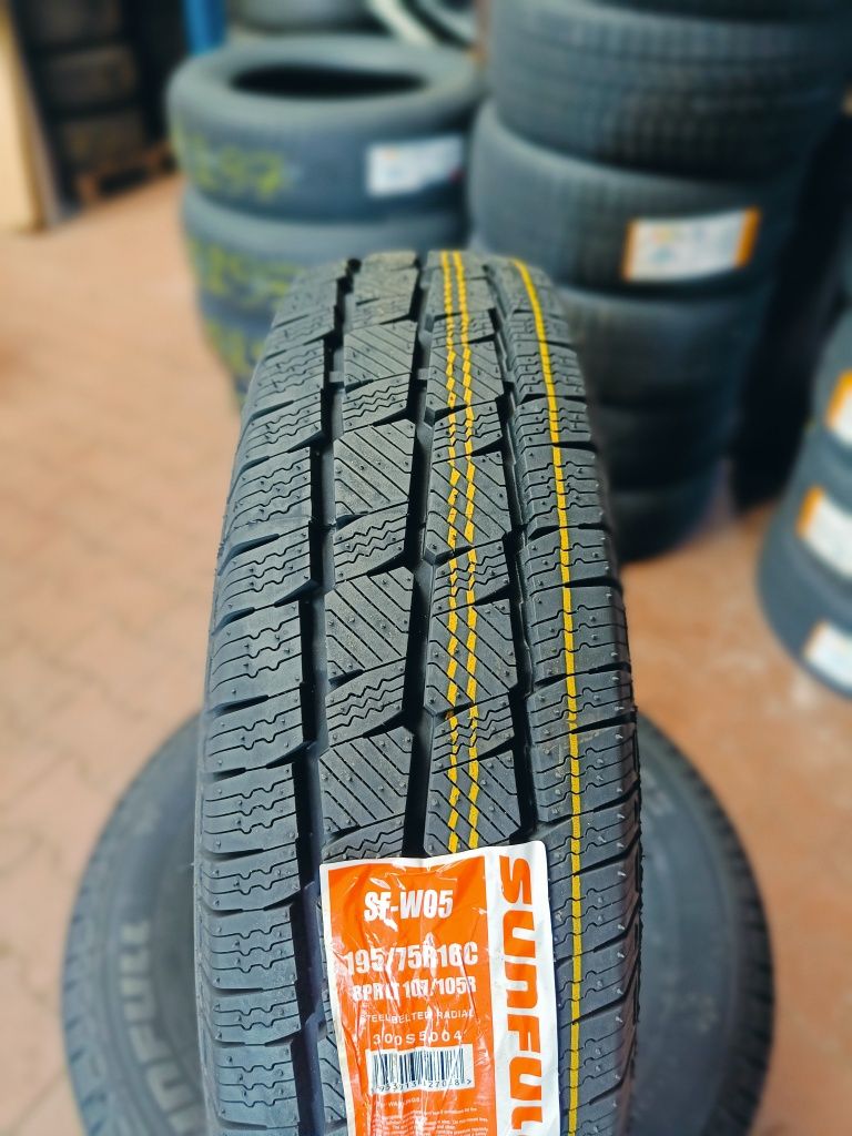 NOWA! Opona Zimowa 195/75R16C Sunfull SF-W05 WYSYŁKA MONTAŻ