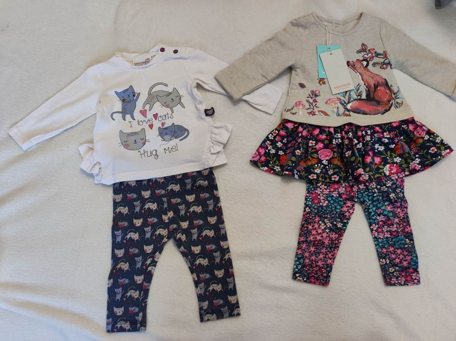 Mega paka ubranek dla dziewczynki w rozmiarze 68 ( ponad 45 sztuk