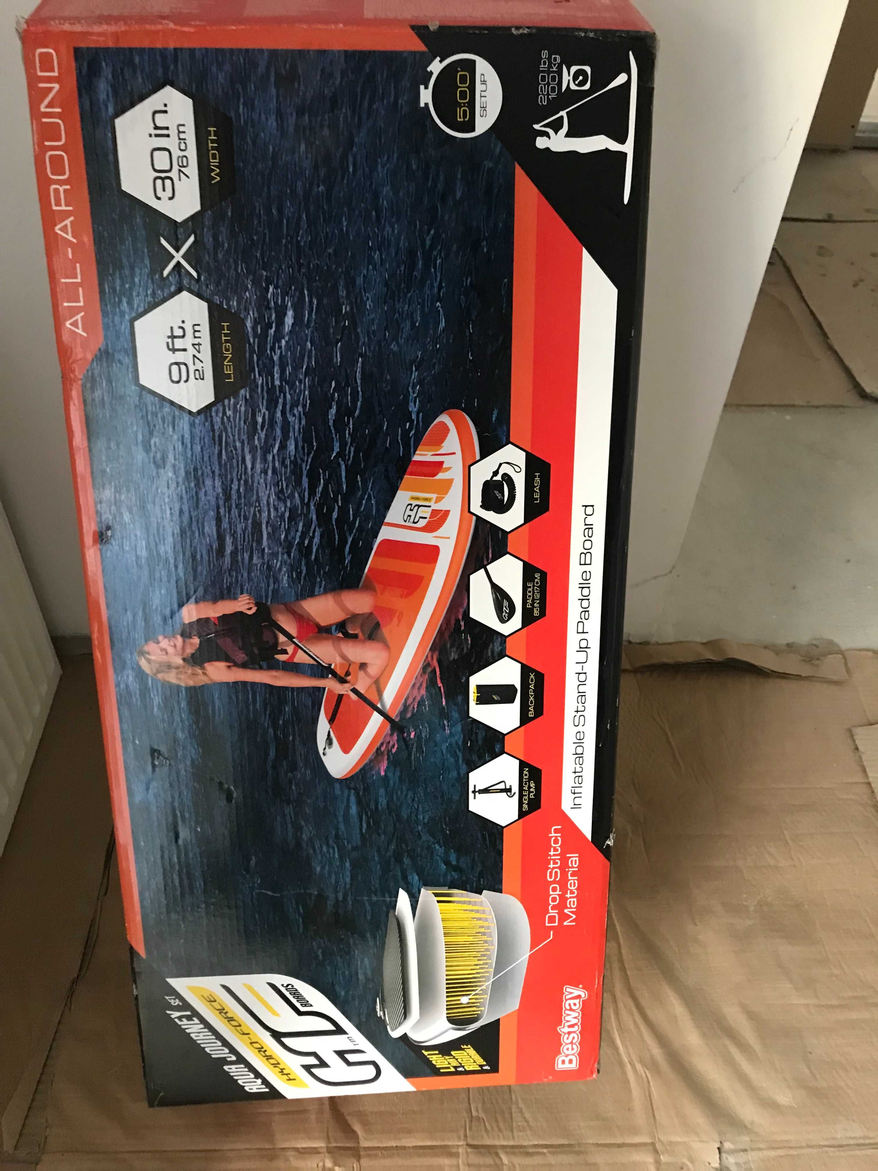 Deska SUP Hydro-Force Aqua Journey 274 NOWA 65349 zestaw  nowy