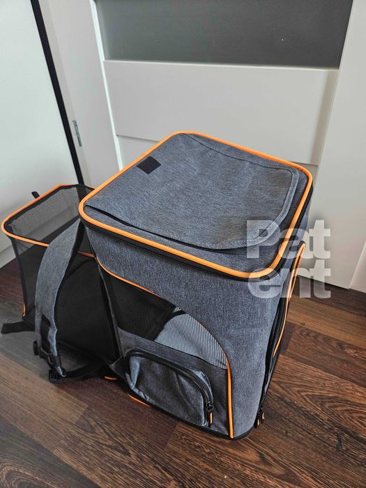 Plecak dla kota psa transporter duży rozkładany pojemny do zwierząt