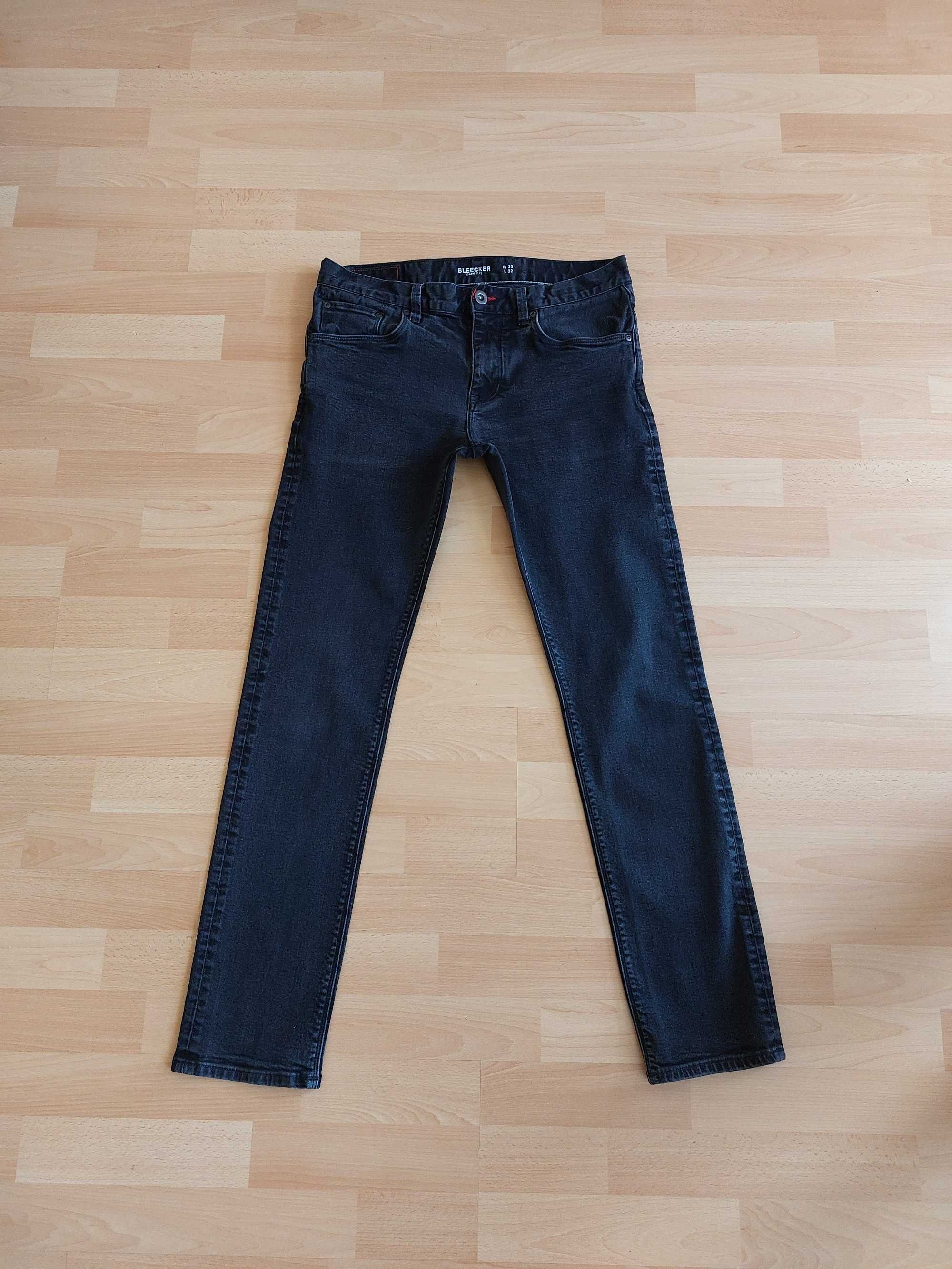 Tommy Hilfiger Blecker W32 L32 spodnie jeansy slim skinny rurki 32/32