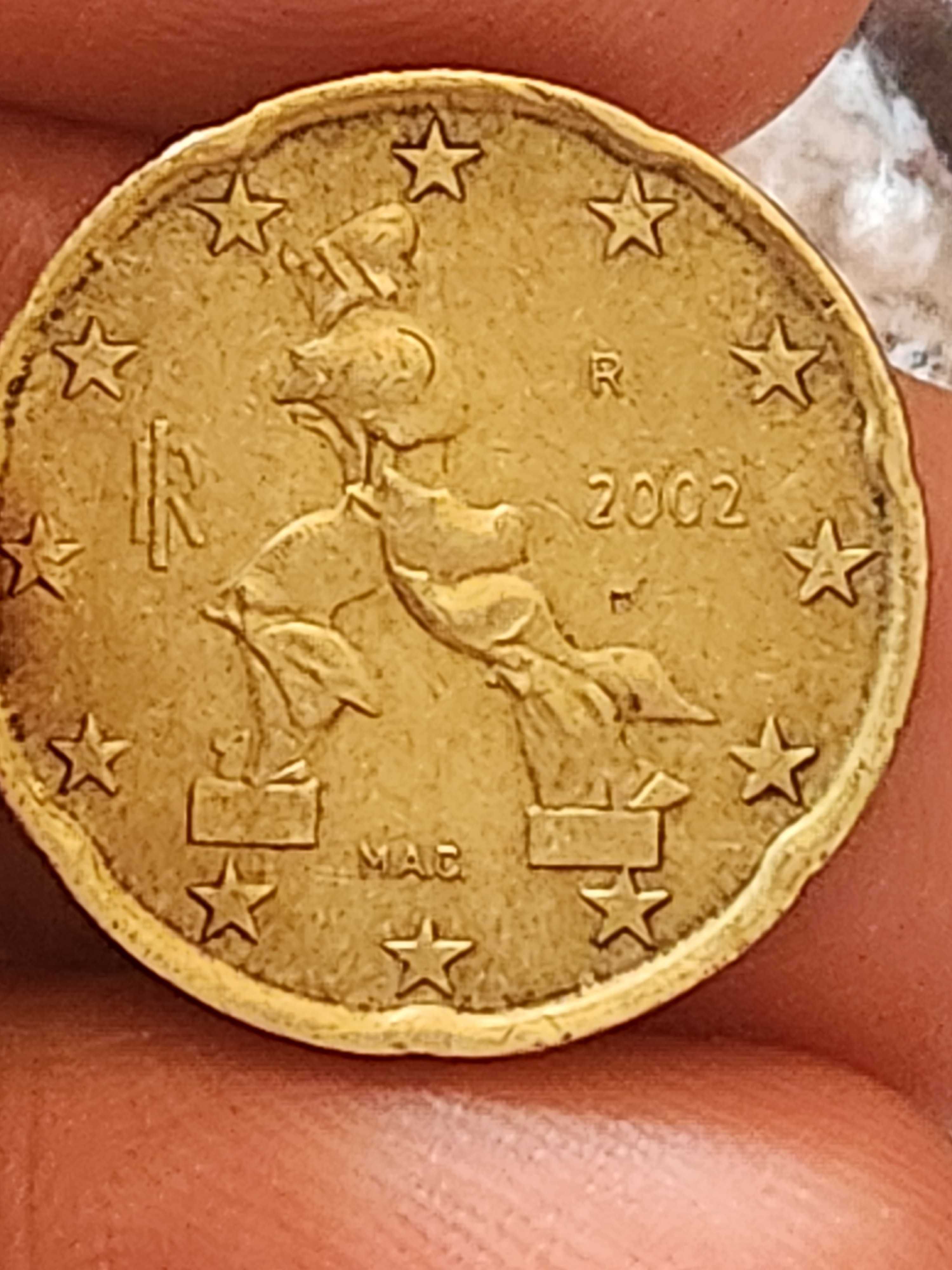 Moeda de 20 Cent de 2002 rara