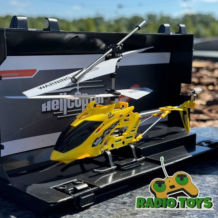 Вертоліт на радіоуправлінні ДРАКОН Жовтий Гелікоптер на радіокеруванні
