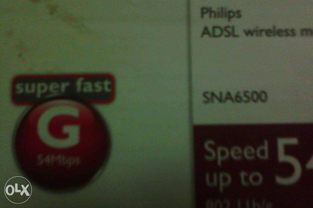 Router Philips sna6500 - novo na caixa original