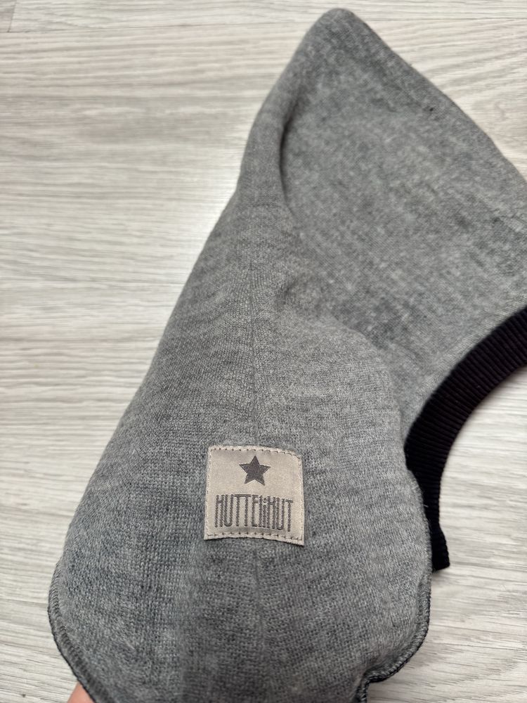 Kominiarka Huttelihut wool wełniana wełna dwustronna