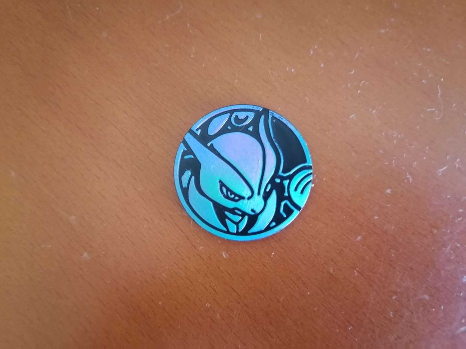 Pokémon 2016 Moeda Azul Mega Mewtwo X Collectors Coin TCG XY Series