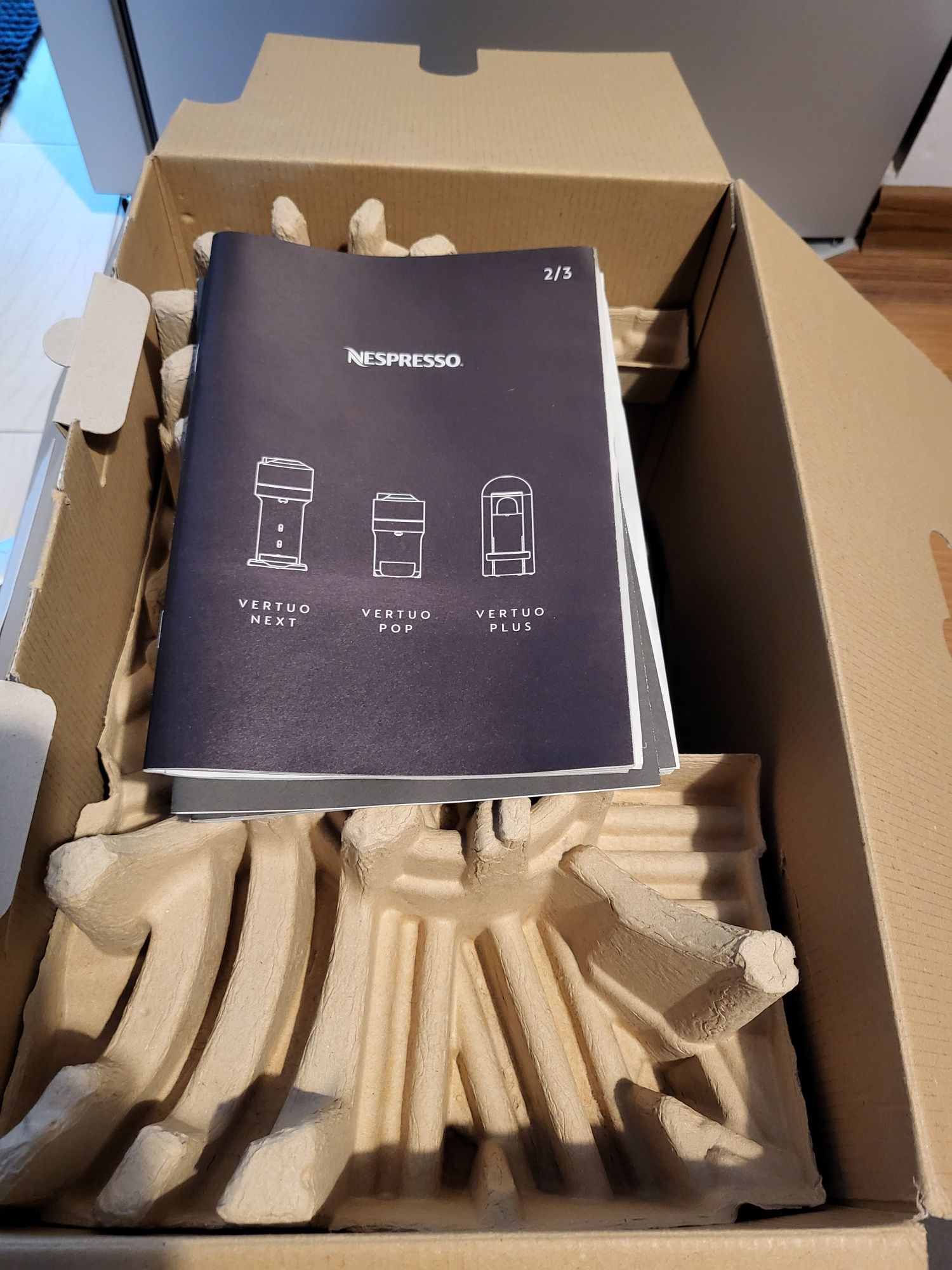 Ekspres DeLonghi Nespresso Vertuo Pop Nowy na gwarancji