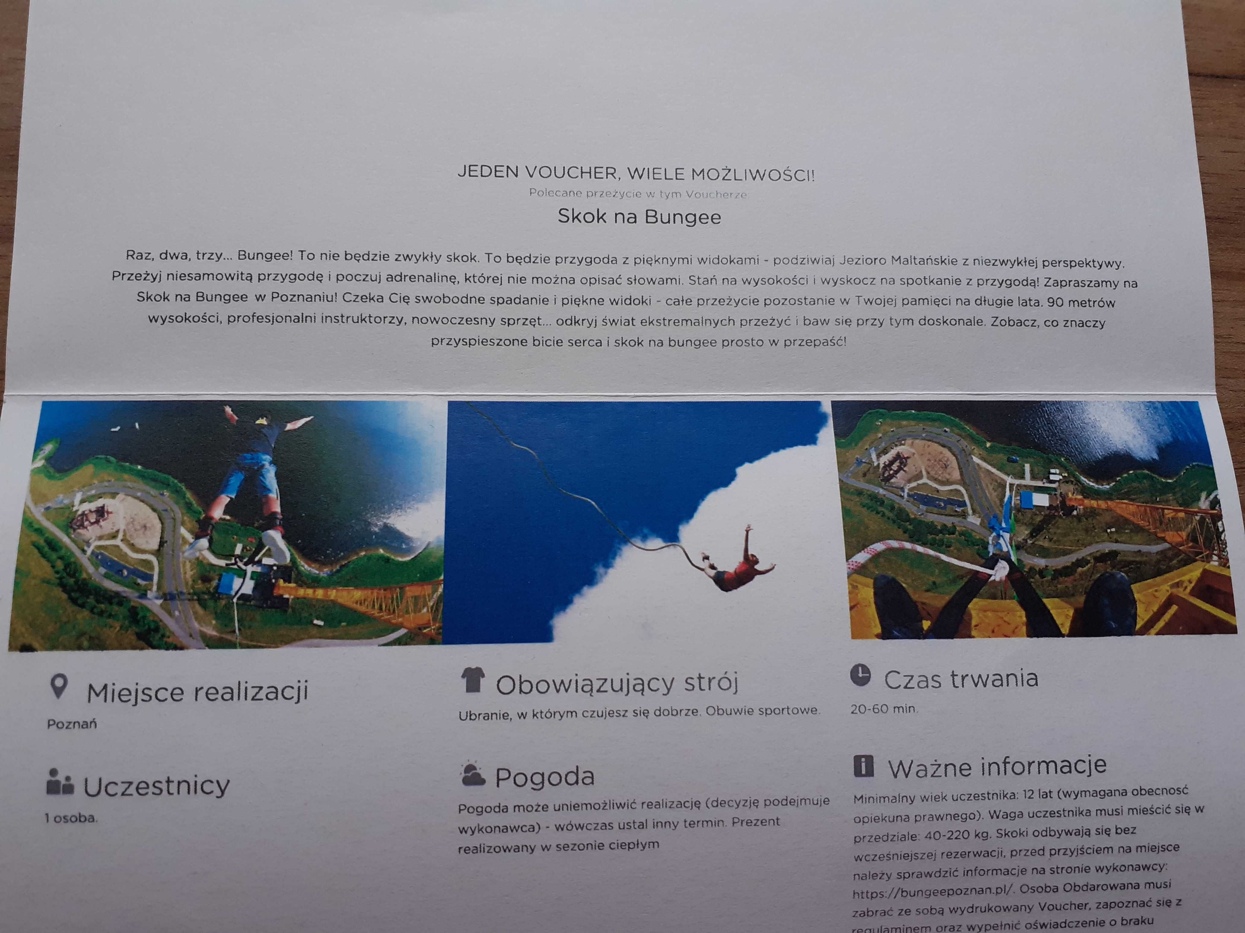 Skok na BUNGEE - Poznań
