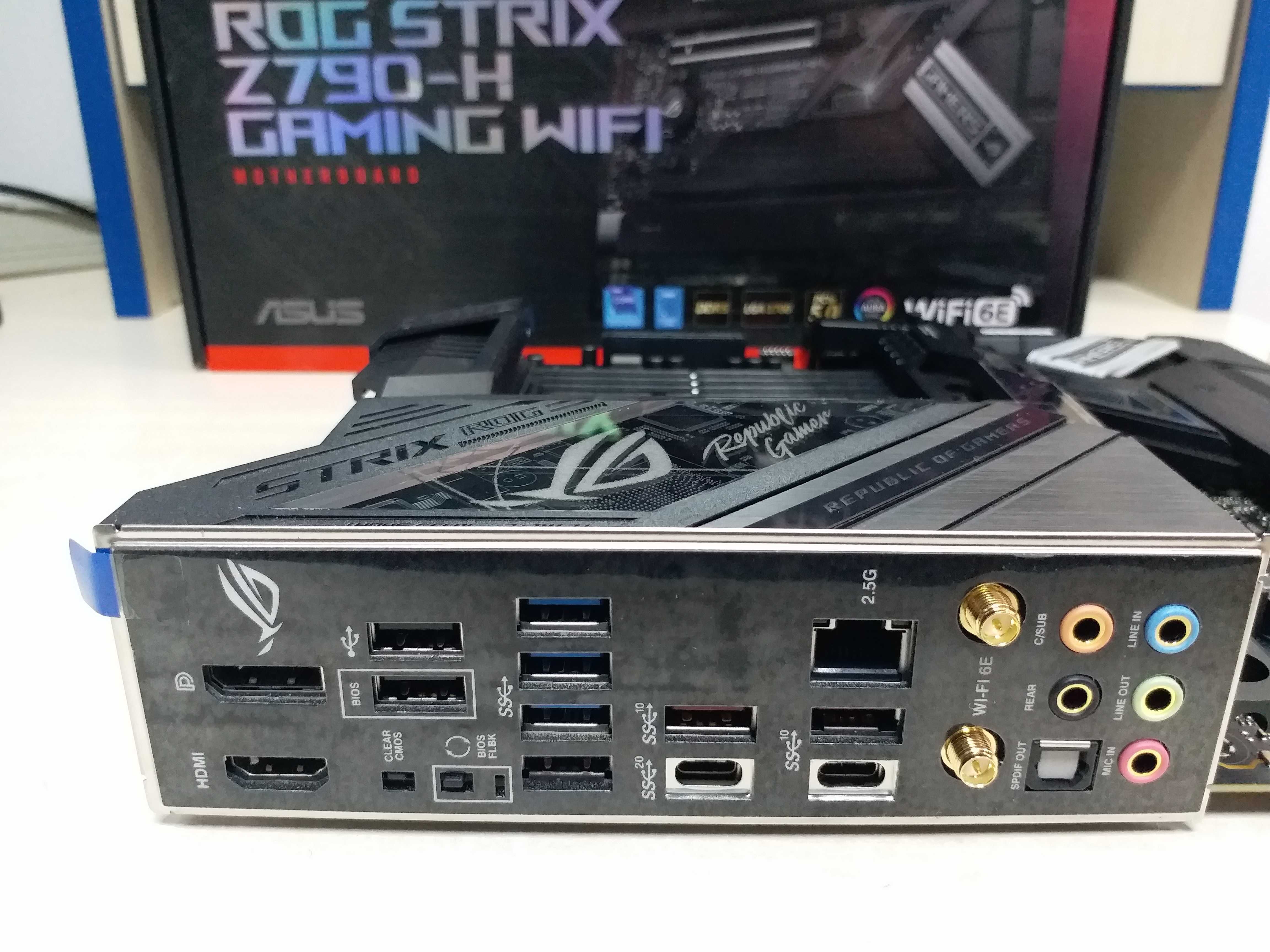 Топ плата Asus ROG Strix Z790-H Gaming WiFi  LGA 1700,  DDR5