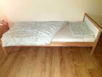 łóżeczko łóżko dla dzieci materac pościel poduszka poszewki