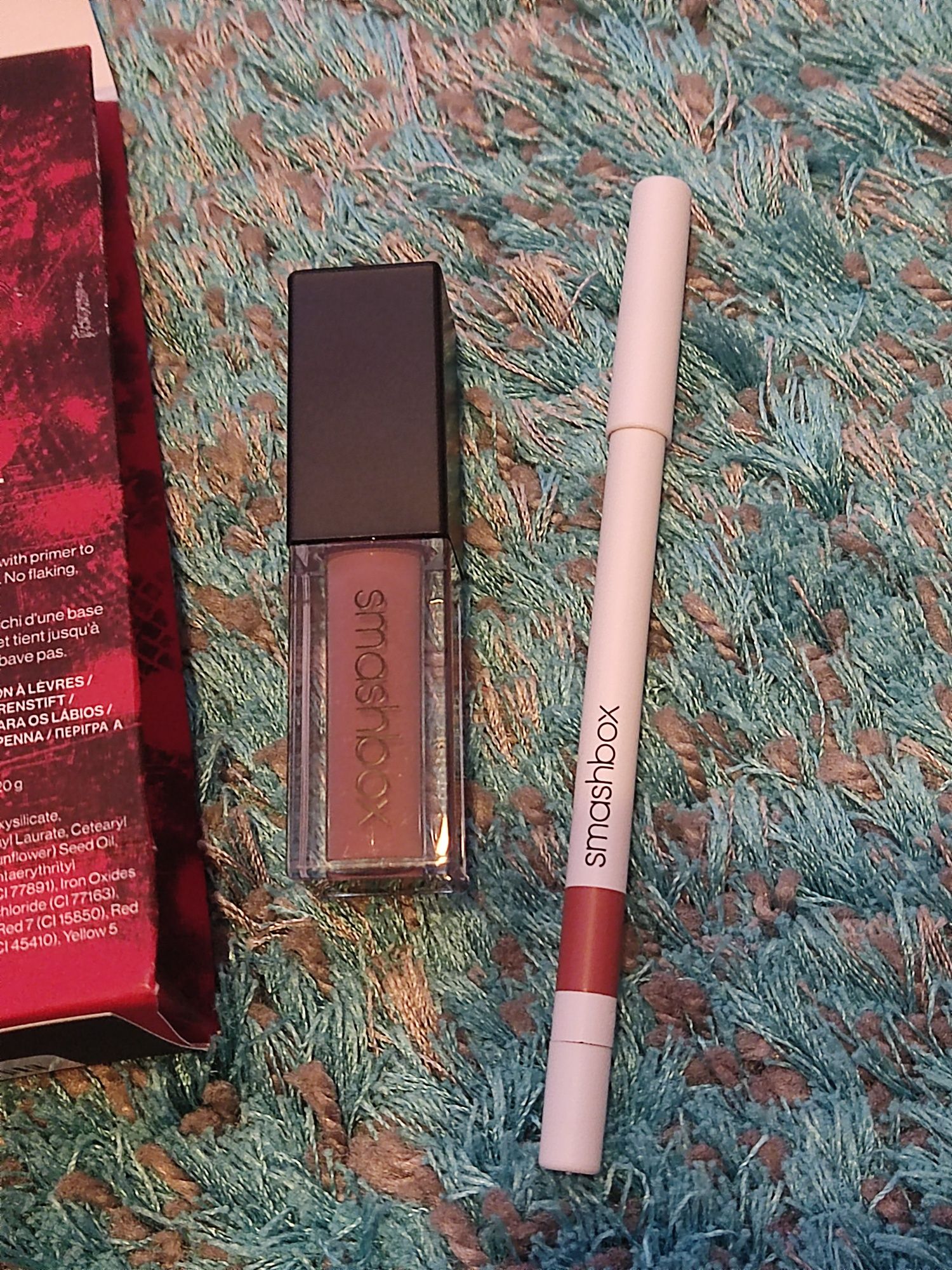 Zestaw smashbox Sephora pomadka matowa do ust konturówka kredka makeup