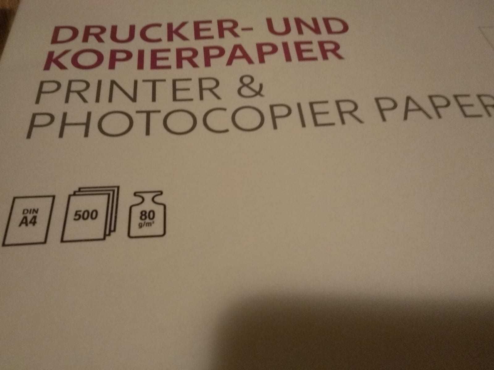 papier do drukarki ksero kopiarka ryza 500 szt kartki 105% bieli