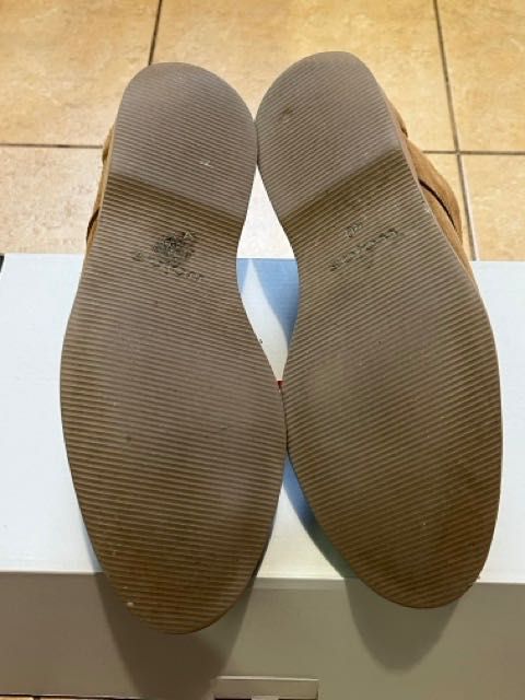 Trzewiki męskie zamszowe brązowe 40