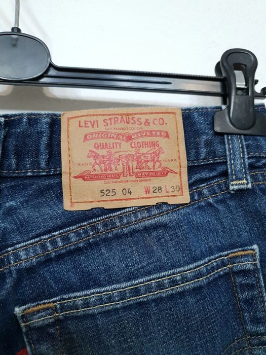 Spodenki szorty jeansowe damskie Levis 525 04 W28 XS Pas 72cm