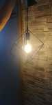 Lampa sufitowa zumaline cube + żarówka